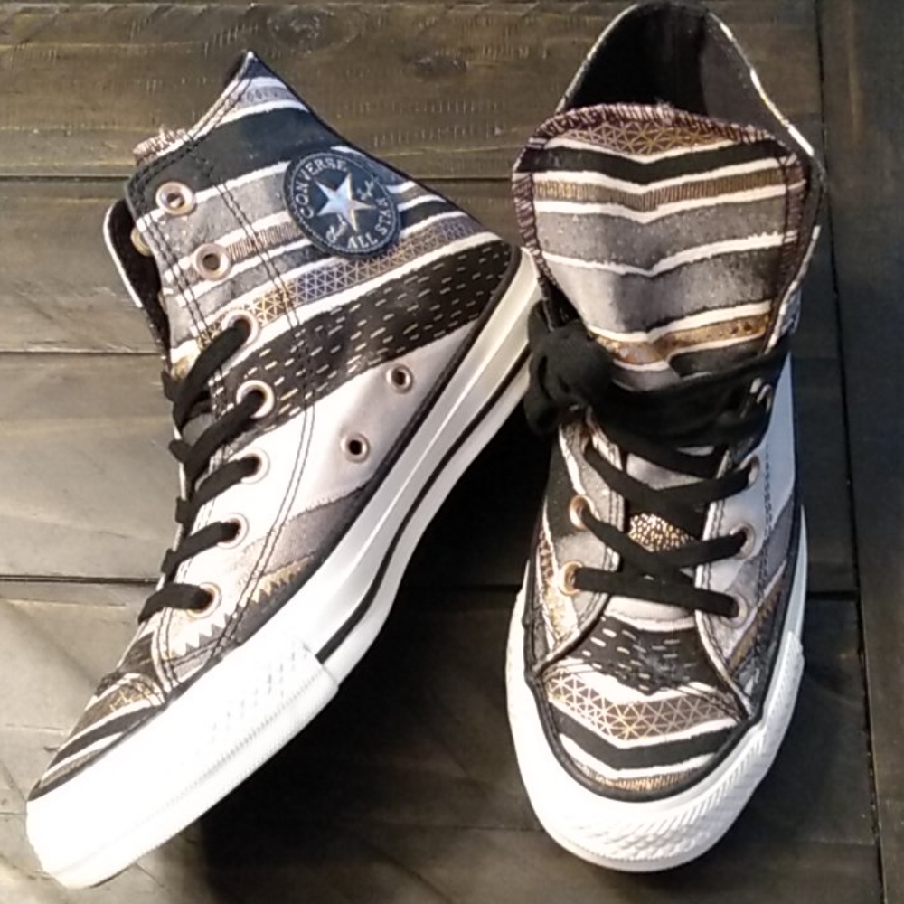 Converse All Star Hi Festival Strip Wm Sneaker - Picture 3 of 8